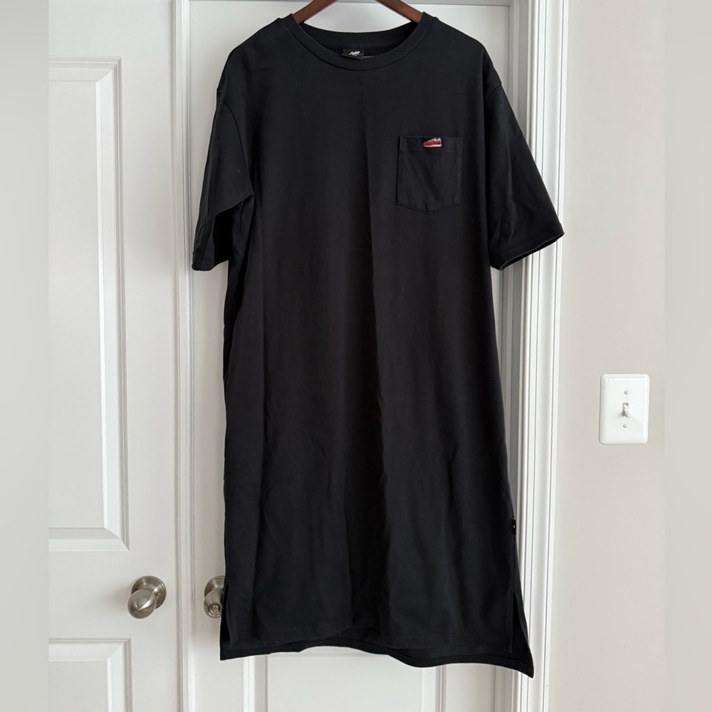 New Balance Black Short Sleeve Tee with Pocket